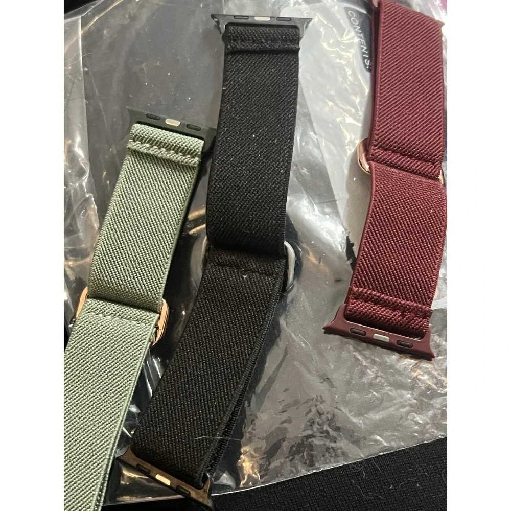 3 Pack Stretchy Solo Loop Apple Watch Band